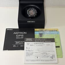 SEIKO ASTRON GPS Solar Watch Dual-Time BrightTitan SBXA017 7X Series
