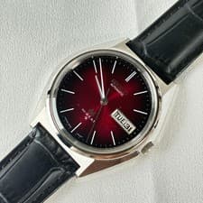Grand Seiko Automatic Watch 5646-7010 36mm Red 2 Tone Dial