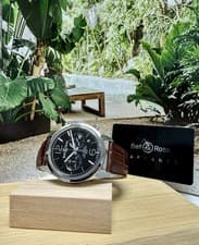 Bell & Ross BR 126 Original Chronograph Black Dial Auto 41mm W/ Card