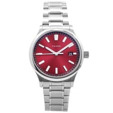Fears Watch Redcliff "Cherry Red" BS139.510 - Inventory 8726 Stainless Steel