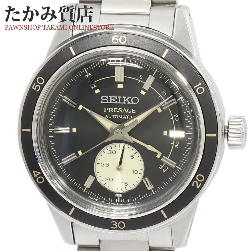 Seiko Presage SARY211 4R57 00T0 Watch Timepiece Mens Style60s Stainless