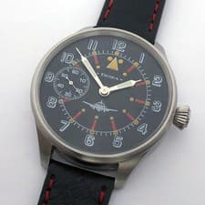 Rare Big Military DOXA Swiss Wristwatch Steel Case STYLE Aviator Pilots WW2