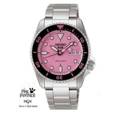 Seiko 5 Sports SBSA321 Pink Panther Limited Edition Mens Watch New