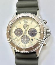 Orient Mako RN-TX0209G Limited 100 Solar Green Dial Watch Japan