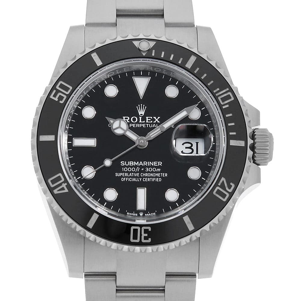 ROLEX SUBMARINER Date 126610LN black Random Number second hand mens