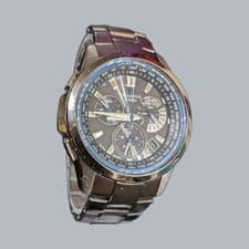[Good] CASIO Oceanus OCW-M700TDJ-1AJF Solar Quartz Titanium Watch Silver Black