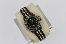 Pre TAG Heuer 980.028 Black PVD Gold Womens 1000 Series Professional Watch