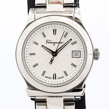Ferragamo 1898 F73 K11090547 Quartz Silver Dial Ladies 5237100 3PRT ABC20477 KMT