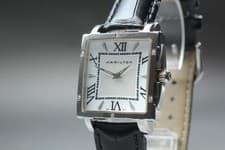 [Exc+5] Hamilton Jazz Master H322910 6P Diamond Square Quartz Women's Watch