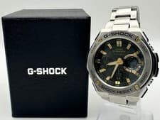 Casio GST-W110D-1A9JF Mens Quartz Solar Working Authentic Collectible Rare Watch