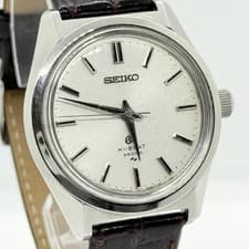 SEIKO Watch Grand Seiko Hi-Beat 36000 4520-8000 Silver Hand-Winding Leather Men