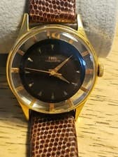 Rare 1950's Ebel Videomatic Swiss Automatic Men's Watch, Gold Filled
