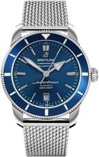 Breitling Superocean Heritage II AB2020 Blue Dial Stainless Steel Men's Watch