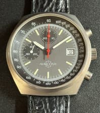 Chronograph Watch AURICOSTE (Armée Française) cal. 7765 - Vintage watch 1980s