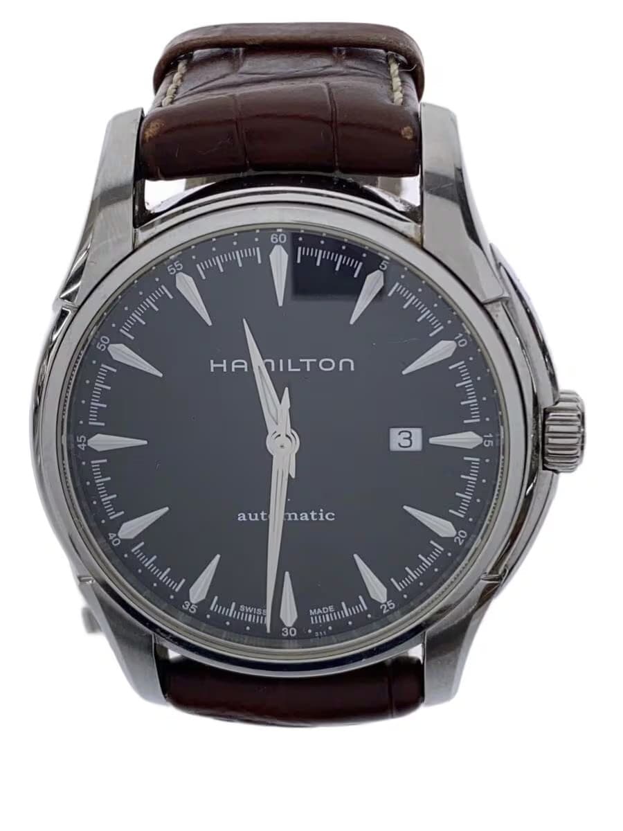 HAMILTON Automatic Watch Analog BLK BRW H327150