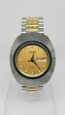 RADO Gold Quartz Watch Stainless Steel & Tungsten Used/Junk