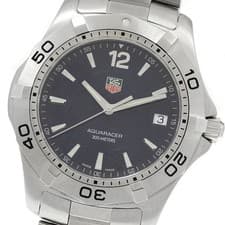 TAG HEUER WAF1113 Aquaracer Date Quartz Men's Watch From Japan G0419