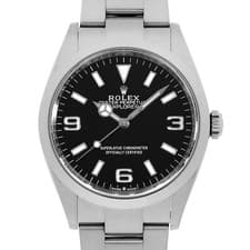 ROLEX Explorer 36 124270 black Random Number second hand mens