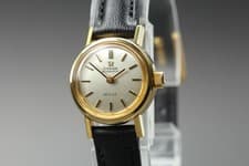[Exc+5] Vintage OMEGA De Ville Cal.661 Automatic Gold 19mm Round Women's Watch