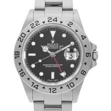 ROLEX Explorer II 16570 black Y Number second hand mens