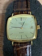 Longines Quartz Gold SWISS 4402 Men's Used Watch, Battery Replaced From Japan