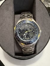 Citizen JR3080-51L Eco-Drive Blue Angels Skyhawk Mens Watch MSRP $475!