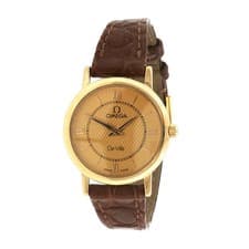 18ct Yellow Gold Omega De Ville Quartz Watch 7360.14.12 - 2001