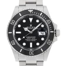 ROLEX SUBMARINER Date 126610LN black Random Number second hand mens