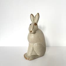 Lisa Larson Wild Rabbit Figurine 1990 WWF Jie Gantofta Vintage Item