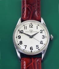 Vintage 60' BALL Official RR Standard Stainless Steel Railroad Large Wrist Watch