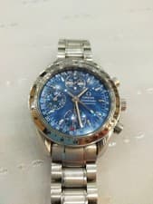 Omega Speedmaster 3523.80 Blue Triple Calendar Chronograph Auto japan