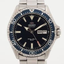 Orient Sports Diver Watch Blue Dial, SS, 40mm, Used From Japan
