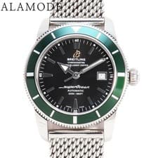 BREITLING Superocean Heritage 42 Green Bezel Men's Watch A17321 Automatic