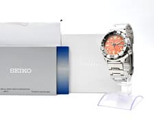 SEIKO Orange Monster SKX781 7S26-0350 Automatic Men's Diver Watch Box Papers
