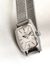 Omega De Ville Square Dial Manual Winding Watch, 1950s, Antique, Used