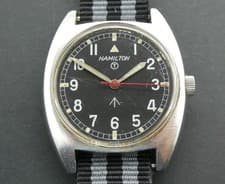 Vintage Hamilton mechanical W10-6645-99 British Military Issued 1973 Tritium