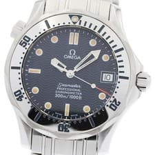 OMEGA Seamaster Diver 300M 2552.80 Date Navy Dial Automatic Boy's Watch_935334