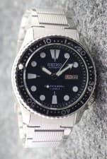 SEIKO Diver Automatic 200m Black Dial 42mm Men's Watch Jubilee Japan Made