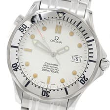 OMEGA Seamaster300 2532.20 Date White Dial Automatic Men's Watch_943329