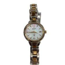 Used SEIKO◆Solar watch/Analog/SLV