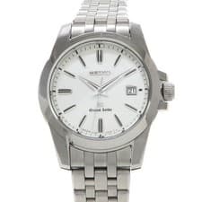 SEIKO WATCH GRAND SEIKO STGF047 QUARTZ DATE SILVER DIAL STAINLESS STEEL WOMEN'S