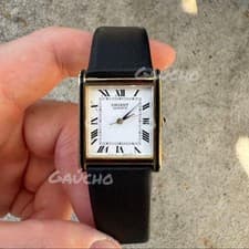 Orient Rectangular Square Vintage Tank Wristwatch Timepiece New Battery