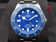 Tudor Pelagos 25600TB 42mm Men's Blue Titanium Diving Wristwatch Box Papers 2022