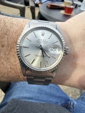 Rolex Datejust 16030 Silver Dial With Oyster Bracelet