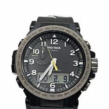 Casio PROTREK PRW-51Y-1JF Solar Radio Watch Compass Barometer Used Japan