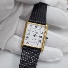 Men's Vintage Watch JULES JURGENSEN 5958 Roman Numbers 26mm W Box