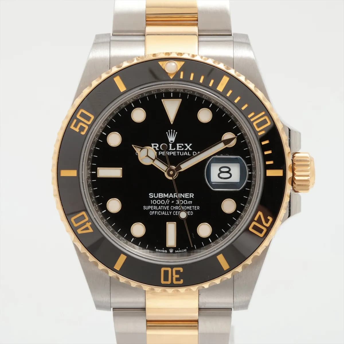 Rolex SUBMARINER DATE 126613LN SS×YG SS×YG AT black dial