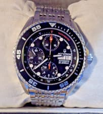 RARE Bulova Accutron VX-200 28C05, Automatic Chronograph, 43mm 7” ETA 7750