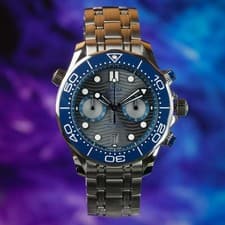 OMEGA Seamaster Diver 300M Chronograph Grey Dial 210.30.44.51.06.001 FULL SET