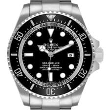 Rolex Sea-Dweller Deepsea Black Dial Ceramic Bezel Steel Mens Watch 116660